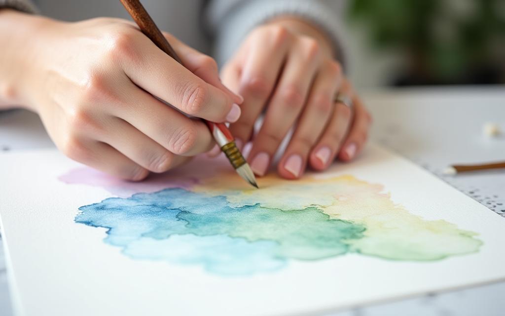 Aquarelle mindfulness relaxation et lavis