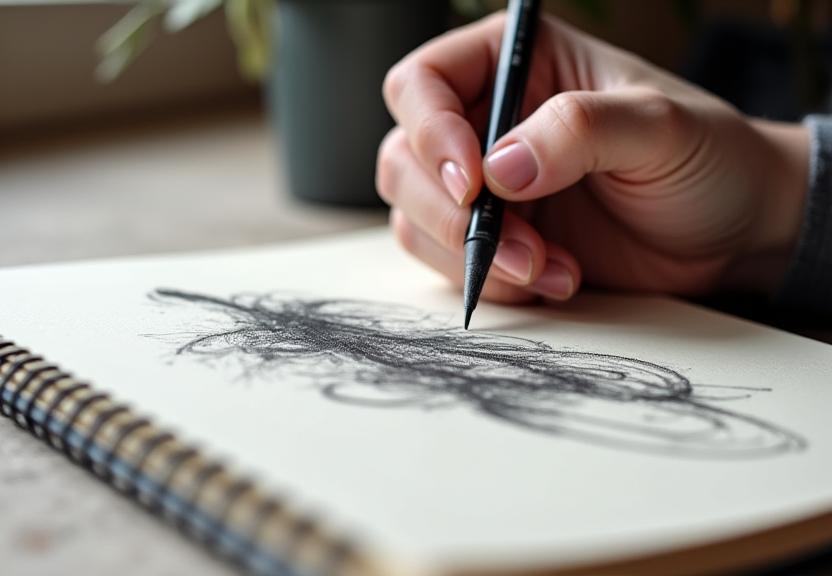 Atelier croquis d'observation graphite