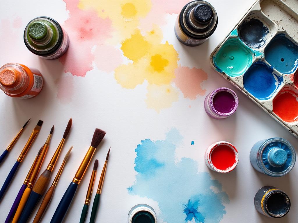 Cours de peinture acrylique huile aquarelle
